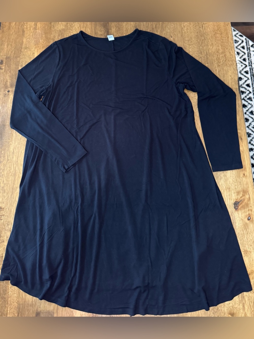 Old Navy Black Long Sleeve Dress - Plus 2X